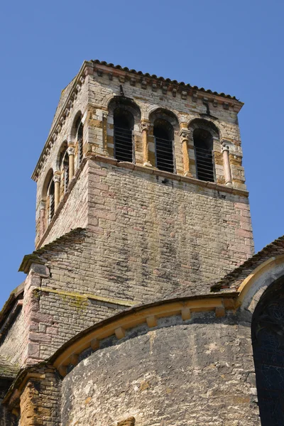 Bourgogne, kota indah Tournus di Saone et Loire — Stok Foto