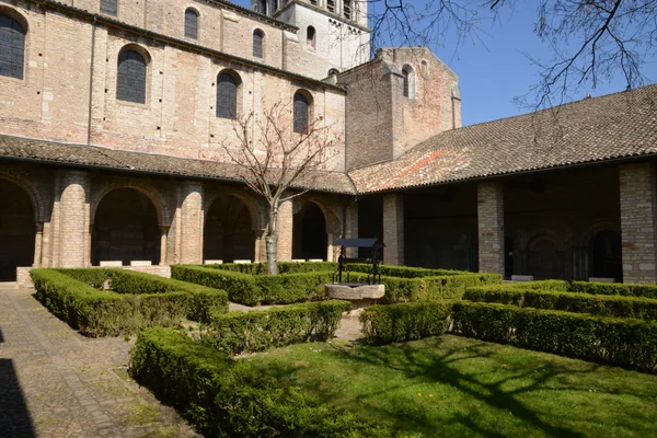 Bourgogne, la pittoresca città di Tournus a Saone et Loire — Foto Stock