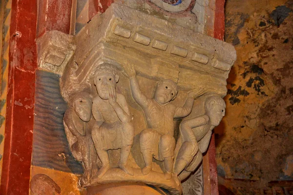 França, pitoresca aldeia de Anzy le duc em Saone et Loire — Fotografia de Stock