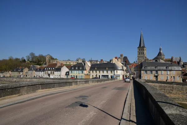 Fransa, La Charite pitoresk şehir sur Loire Bourgogne içinde — Stok fotoğraf