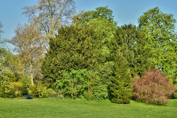 Francia, el pintoresco parque del castillo de Saint Germain en Laye — Foto de Stock