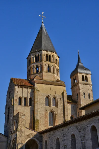 Francja, malowniczego miasta Cluny w Saone et Loire — Zdjęcie stockowe