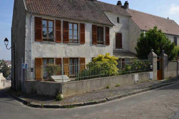 Ile de France, picturesque village of  Ecquevilly — Stock Photo, Image