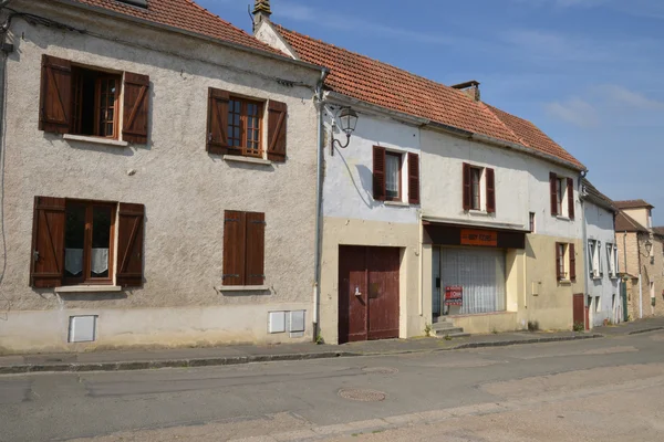 Ile de France, Ecquevilly pitoresk köy — Stok fotoğraf