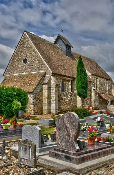 Ile de France, pittoresco villaggio di Hargeville — Foto Stock