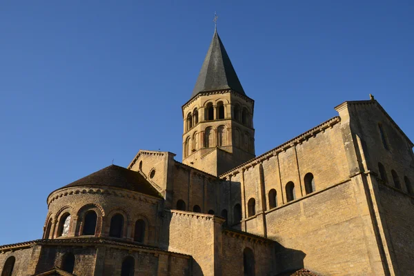 Saone et loire, die malerische Stadt paray le monial — Stockfoto