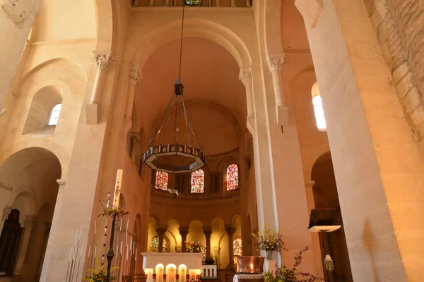 Bourgogne, pitoresk şehrin Tournus saone içinde et loire — Stok fotoğraf