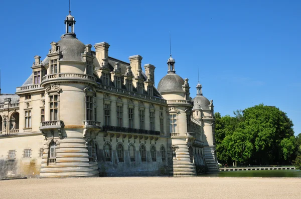 Picardie, el pintoresco castillo de Chantilly en Oise — Foto de Stock