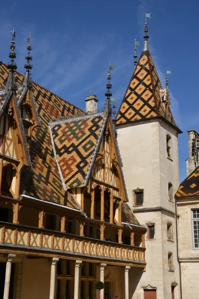 Frankreich, alte und malerische stadt beaune — Stockfoto