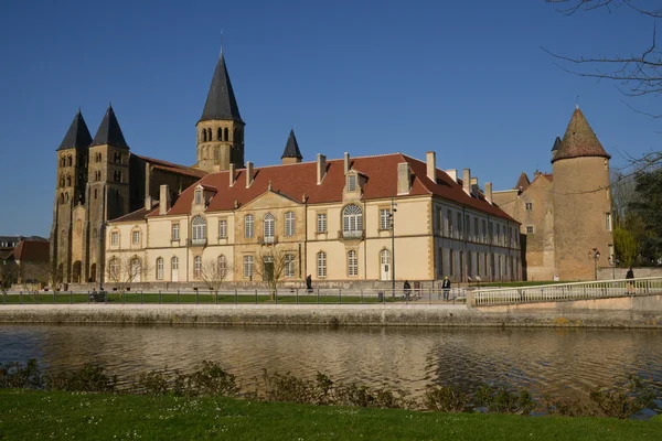 Saone et Loire, Paray le Monial pitoresk kenti — Stok fotoğraf