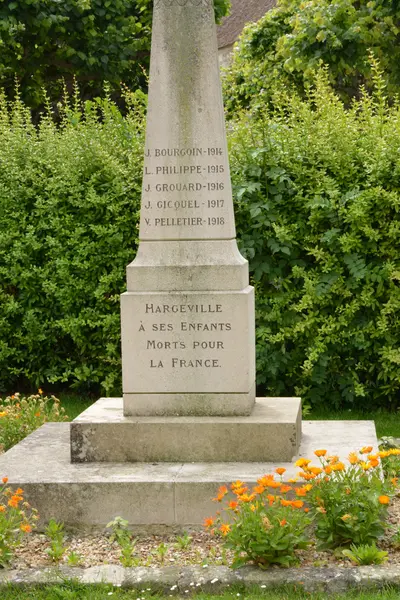 Ile de France, pitoresca aldeia de Hargeville — Fotografia de Stock