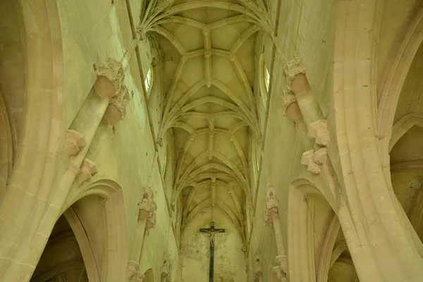 Picardie, la pittoresca chiesa dei Serani — Foto Stock