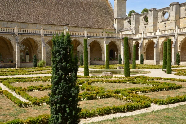 Francie, malebné opatství Royaumont Val d Oise — Stock fotografie