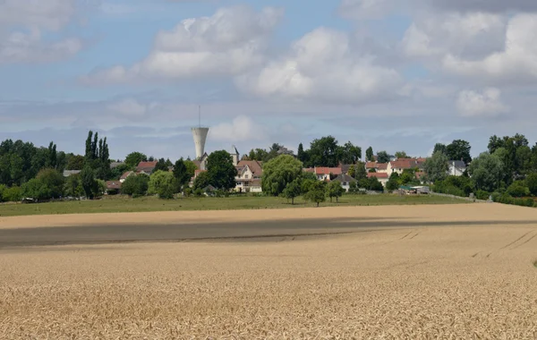 Ile de France, festői falu a Drocourt — Stock Fotó