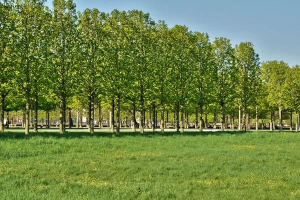 Francia, el pintoresco parque del castillo de Saint Germain en Laye — Foto de Stock