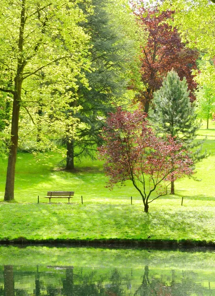 Ile de France, pittoresca città di Poissy — Foto Stock