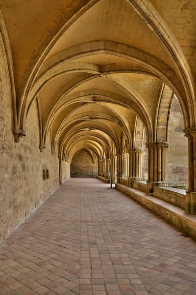 França, a pitoresca abadia de Royaumont em Val d Oise — Fotografia de Stock