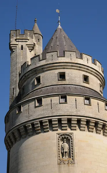 Francia, castello di Pierrefonds in Picardie — Foto Stock