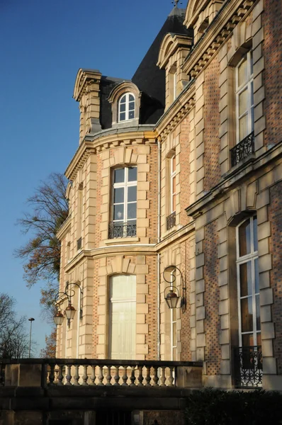 Franciaország, a chateau de Becheville a Les Mureaux — Stock Fotó