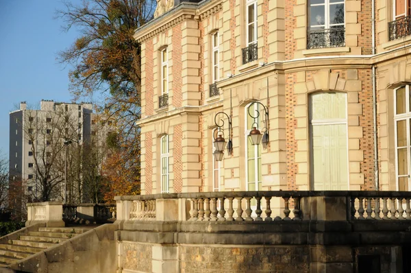 Frankrike, chateau de Becheville i Les Mureaux — Stockfoto