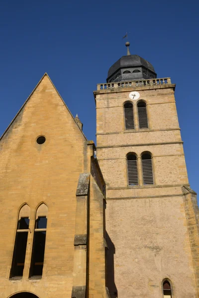 Saone et Loire, de schilderachtige stad van Paray le Monial — Stockfoto