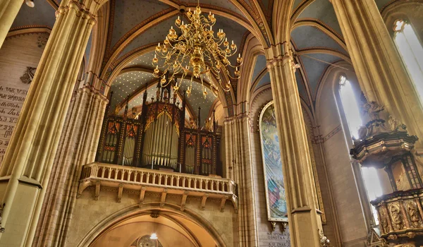 克罗地亚，萨格勒布风景如画大教堂 — 图库照片