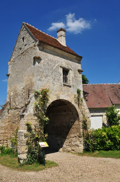 Picardie, den pittoreska byn av saint jean aux bois i ois — Stockfoto