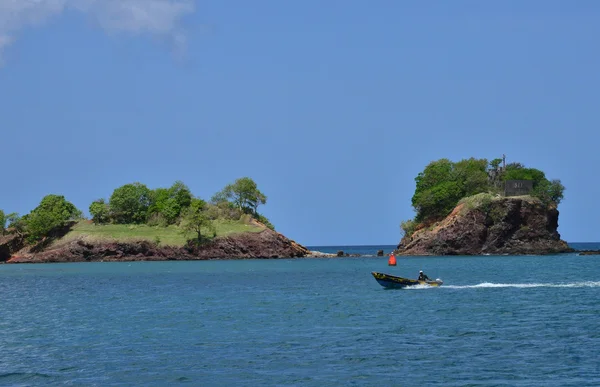 Het pittoreske eiland van Saint Lucia in West-Indië — Stockfoto