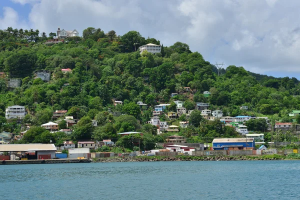 西印度群岛圣卢西亚风景如画岛 — 图库照片