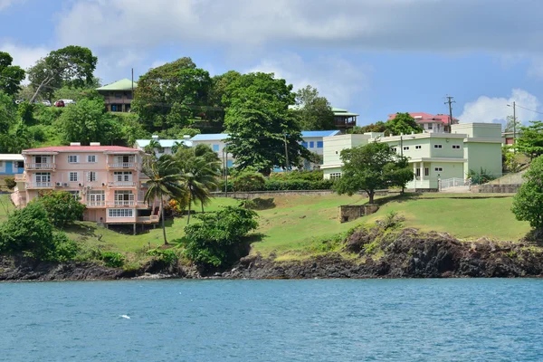 L'île pittoresque de Sainte-Lucie dans les Indes occidentales — Photo