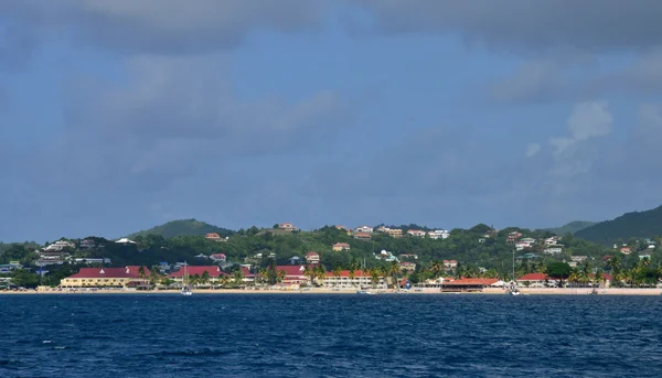 A pitoresca ilha de Santa Lúcia em indies ocidentais — Fotografia de Stock