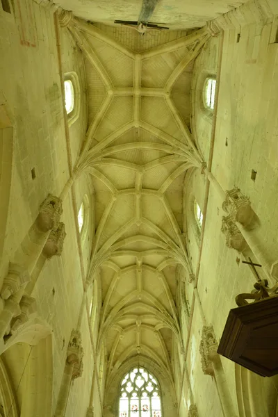 Picardie, la pintoresca iglesia de Serans — Foto de Stock