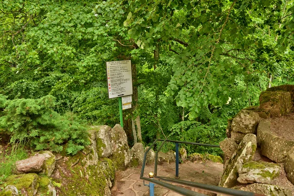 França, pitoresca Mont Sainte Odile em Bas Rhin — Fotografia de Stock