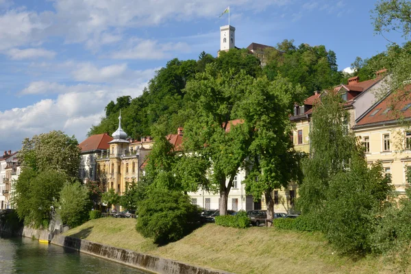Σλοβενία, η γραφική και ιστορική πόλη της Λιουμπλιάνα — Φωτογραφία Αρχείου