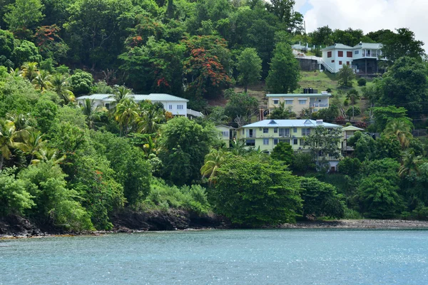 Het pittoreske eiland van Saint Lucia in West-Indië — Stockfoto