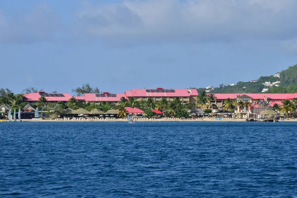 Het pittoreske eiland van Saint Lucia in West-Indië — Stockfoto
