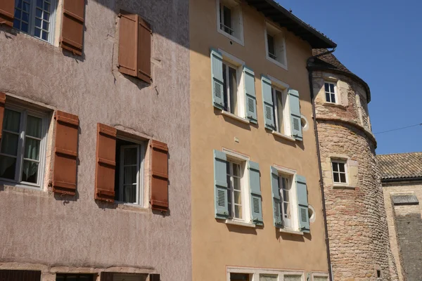 Bourgogne, die malerische Stadt des tournus in saone et loire — Stockfoto