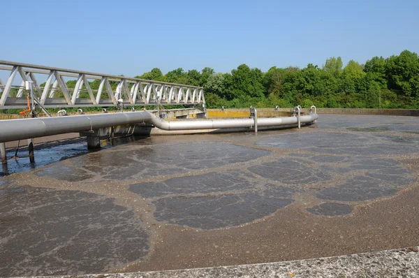 Tratamiento de aguas residuales domésticas en Les Mureaux —  Fotos de Stock