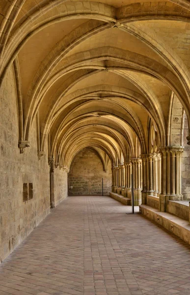França, a pitoresca abadia de Royaumont em Val d Oise — Fotografia de Stock