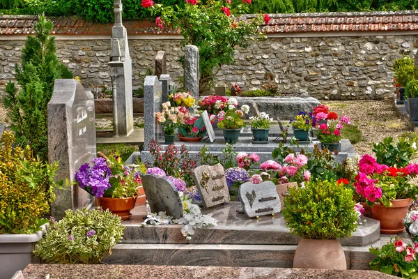 Ile de France, malebné vesnici Hargeville — Stock fotografie