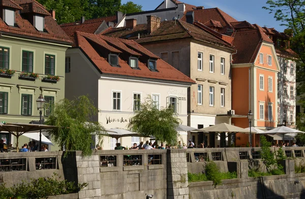 Slovenia, pittoresca e storica città di Lubiana — Foto Stock