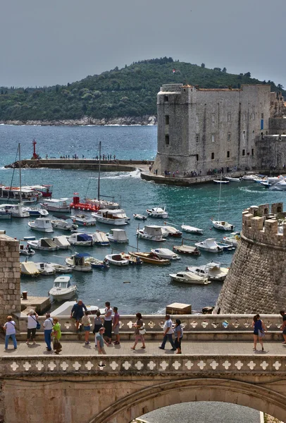 Croatia, old and picturesque city of Dubrovnik — Stock Photo, Image