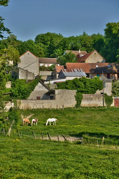프랑스, seraincourt의 그림 같은 마 — 스톡 사진