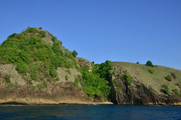 L'île pittoresque de Sainte-Lucie dans les Indes occidentales — Photo