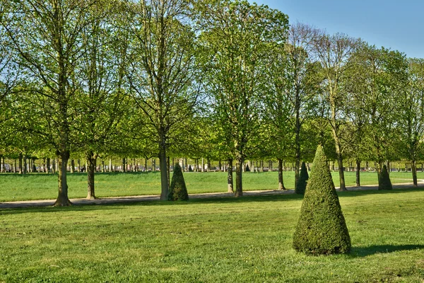 Franciaország, a festői kastély park a Saint-Germain-en Laye — Stock Fotó