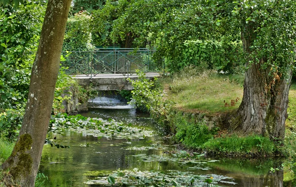 França, a pitoresca abadia de Royaumont em Val d Oise — Fotografia de Stock