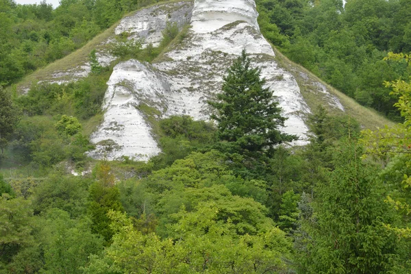 Francia, il pittoresco villaggio di Haute Isle — Foto Stock