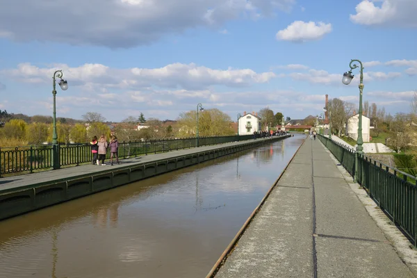 Festői város briare-loiret — Stock Fotó