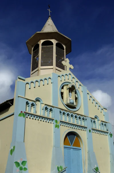 Malebný kostel Riviere Pilote v Martiniku — Stock fotografie