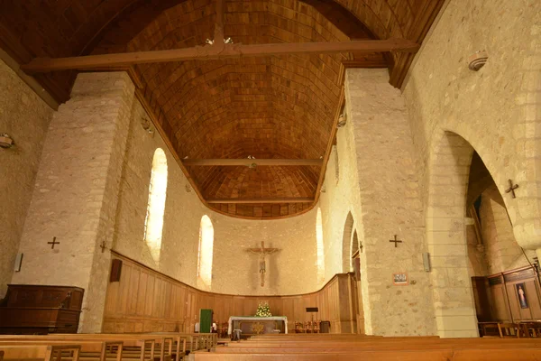 Francia, la pintoresca iglesia de Thoiry — Foto de Stock